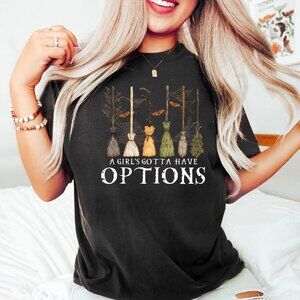 A Girl Gotta Have Options Shirt, Retro Halloween  Shirt, Witches Halloween Shirt